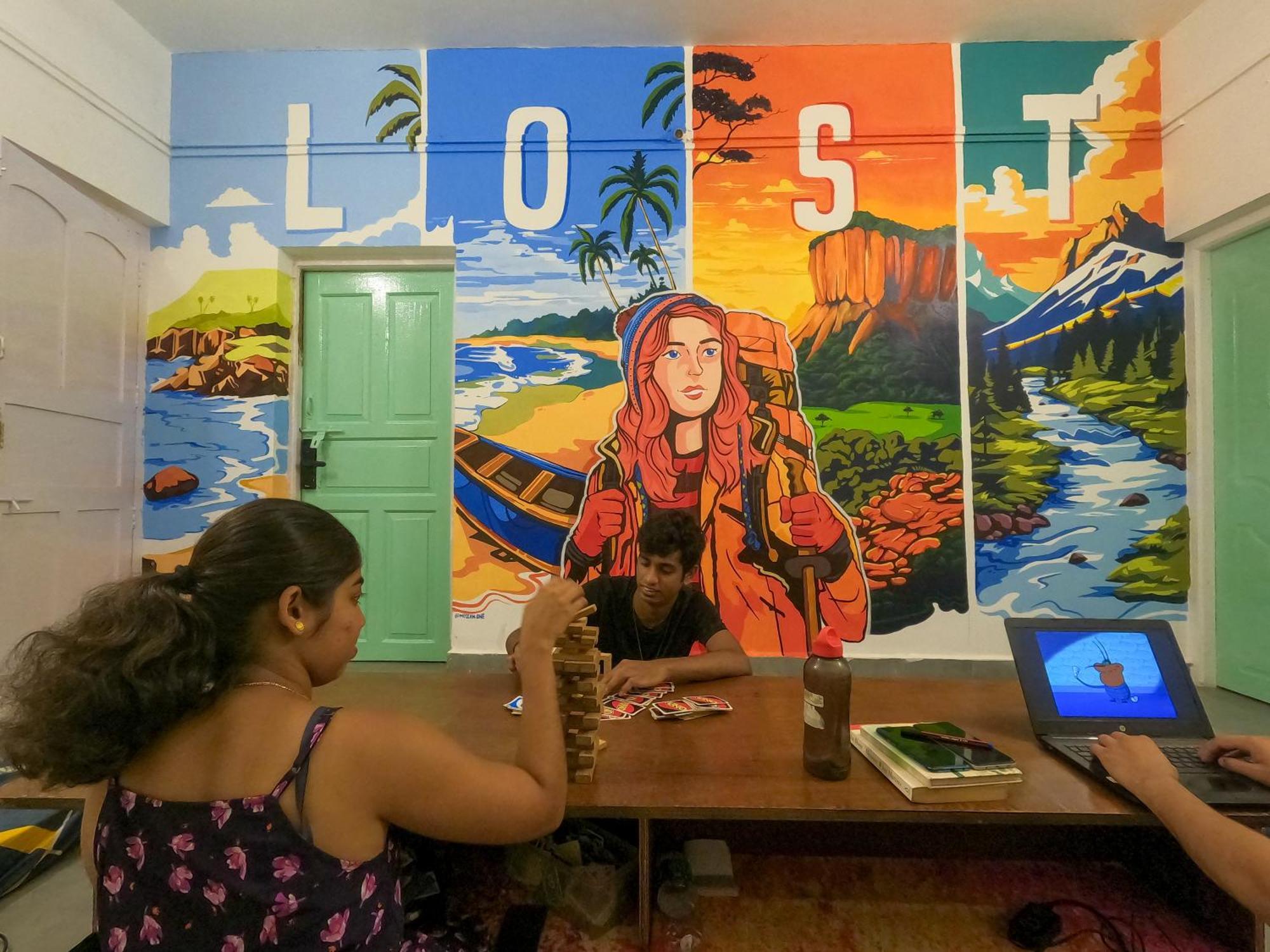 Road House Hostel Bãi biển Bãi biển Palolem Ngoại thất bức ảnh