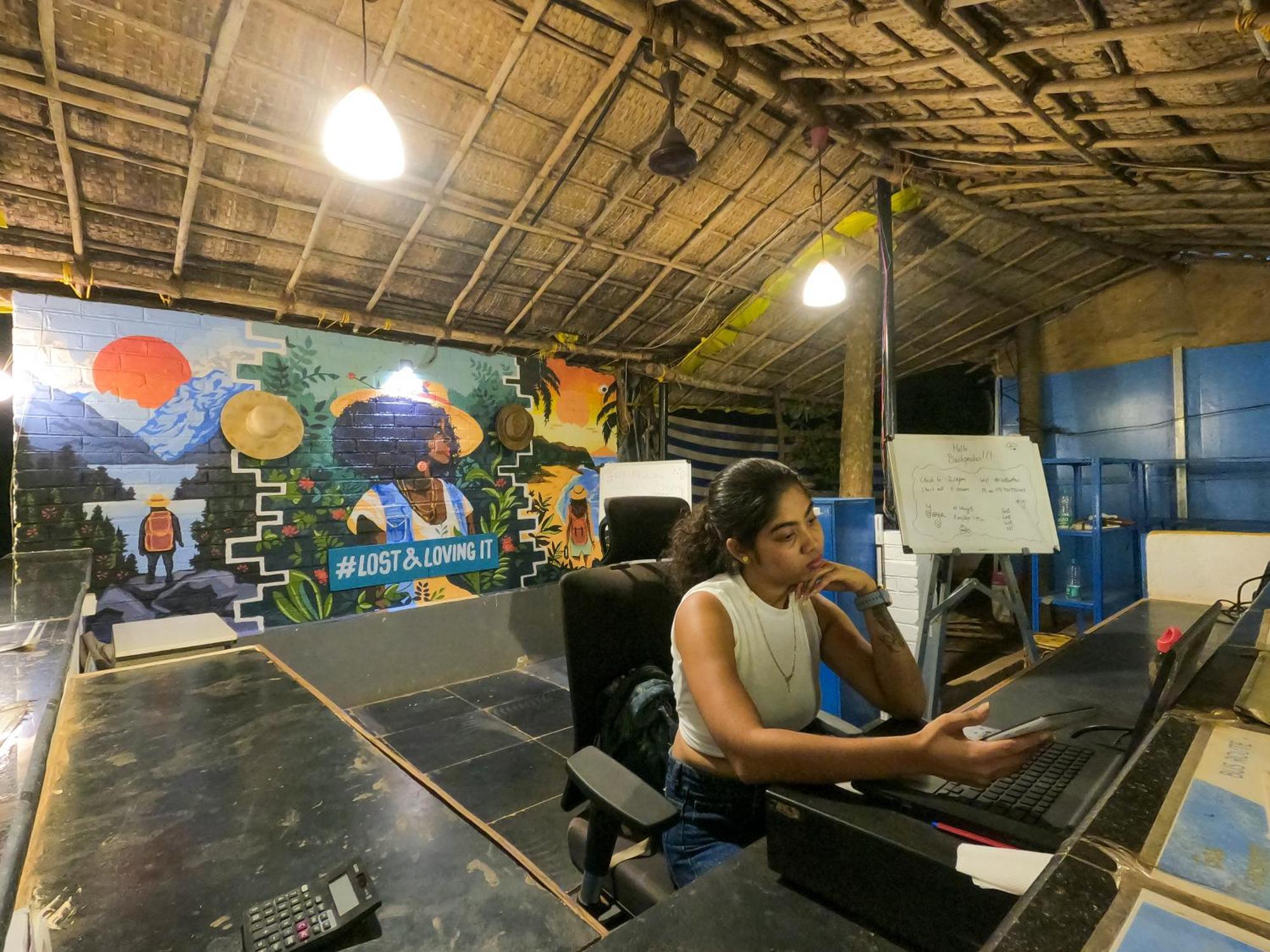 Road House Hostel Bãi biển Bãi biển Palolem Ngoại thất bức ảnh